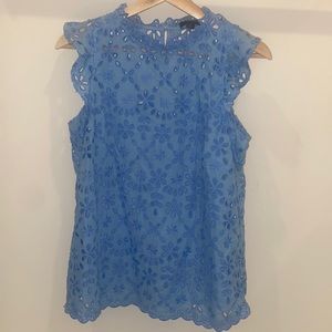 J.Crew eyelet blouse